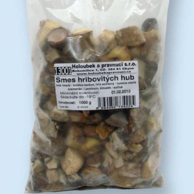 Směs hřibovitých hub mražených 1 kg